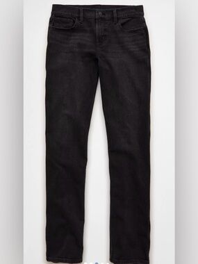 American Eagle Black Super High-Rise Stretch Size 0 - Regular